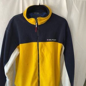 Tommy Hilfiger yellow zip up